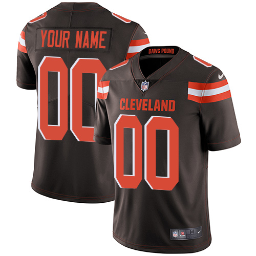 Men's Cleveland Browns ACTIVE PLAYER Custom Brown NFL Vapor Untouchable Limited Stitched Jersey